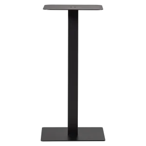WOOOD vierkante bartafel poot Bistro - Metaal - Zwart- 105x50x50