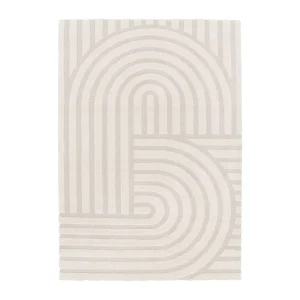 AFK Living vloerkleed Baltus - reliëfeffect - beige - 200 x 290 cm